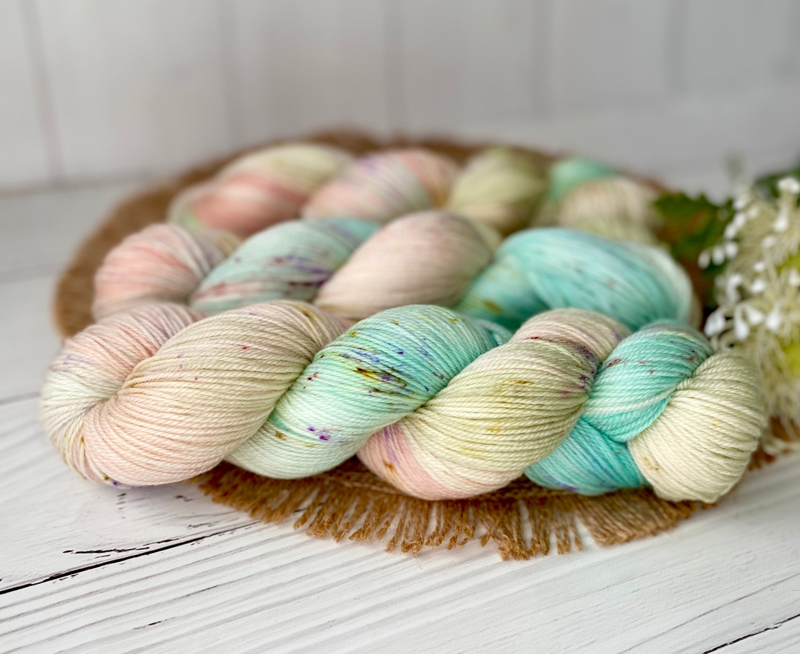Hand Dyed Yarn 'Fairy Floss'