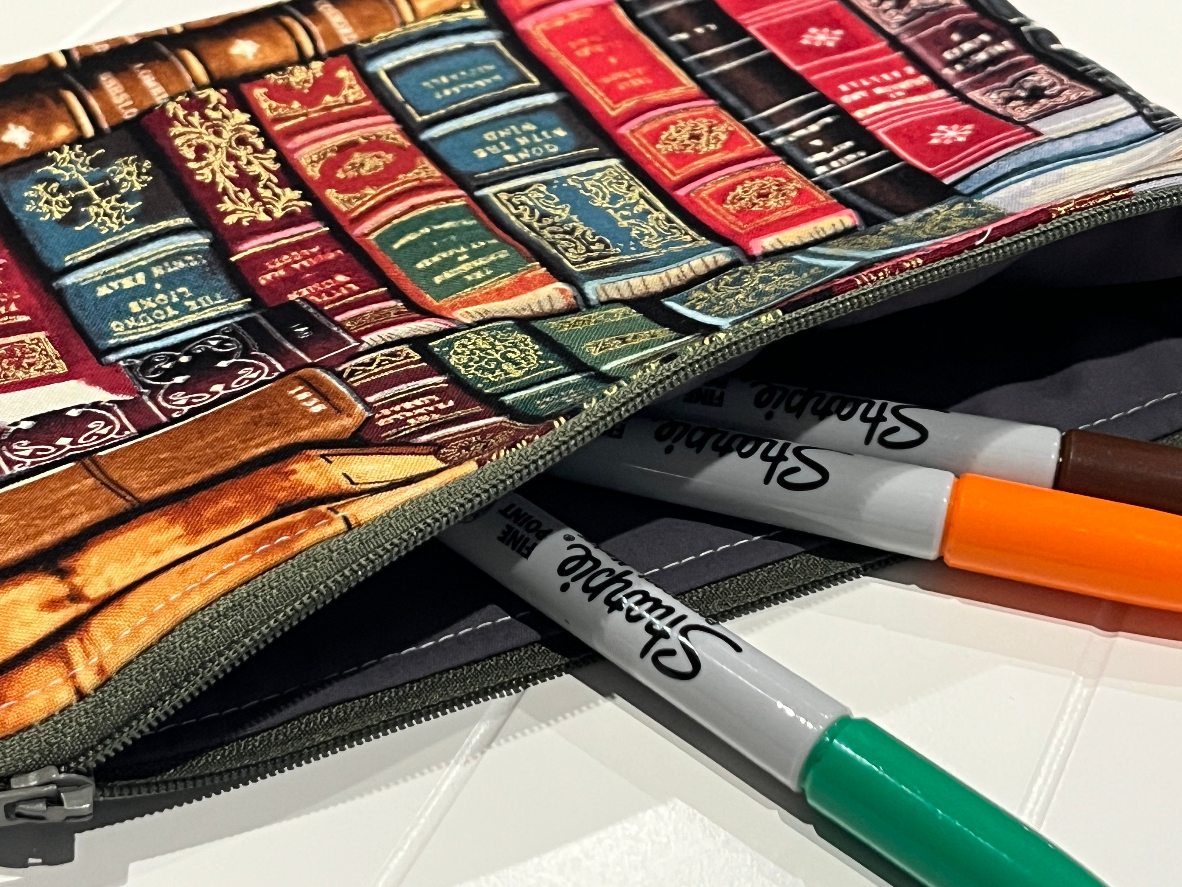 Antique books pencil case