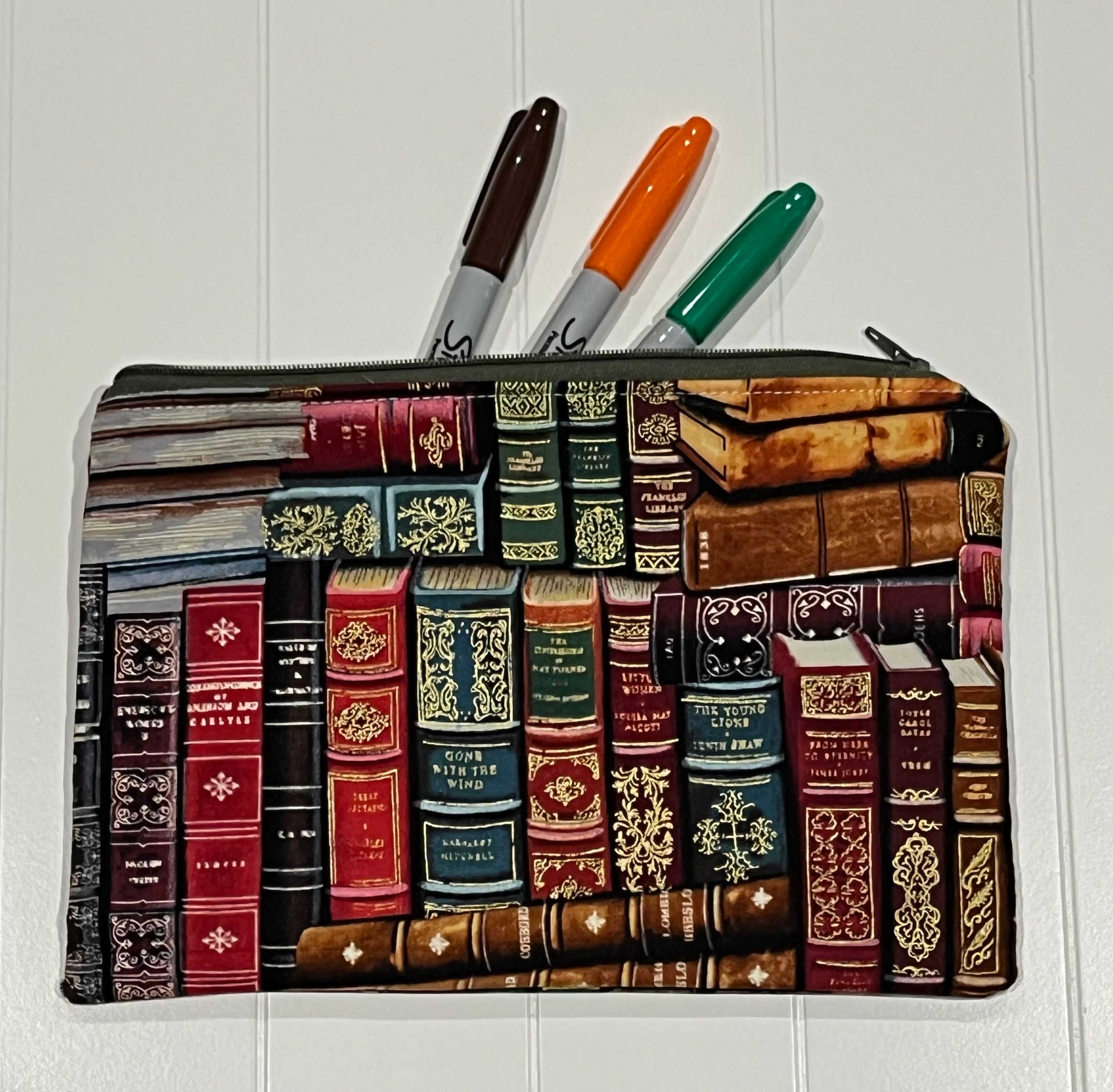 Antique books pencil case