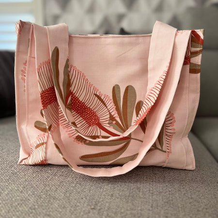 Handmade Pink Tote Bag