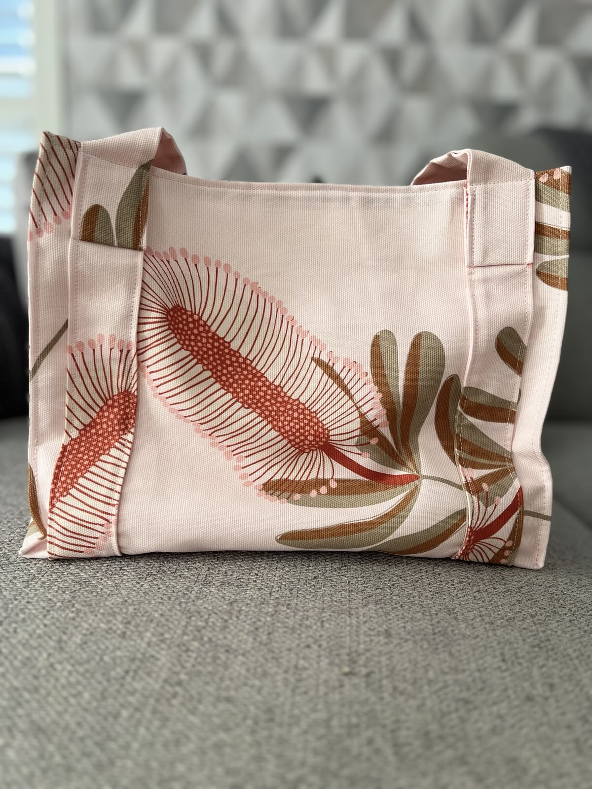 Handmade Pink Tote Bag