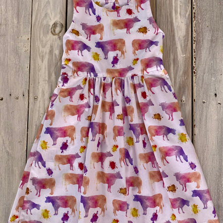 Cow Print Summer Dress size 5