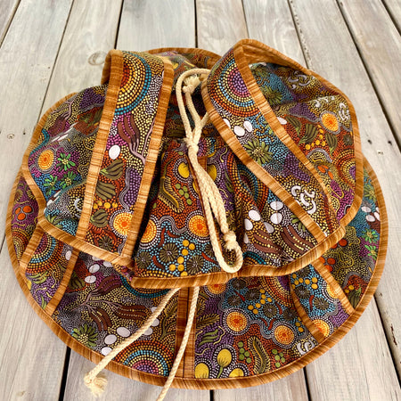 Casserole Carrier Round Budgerigar Dreaming