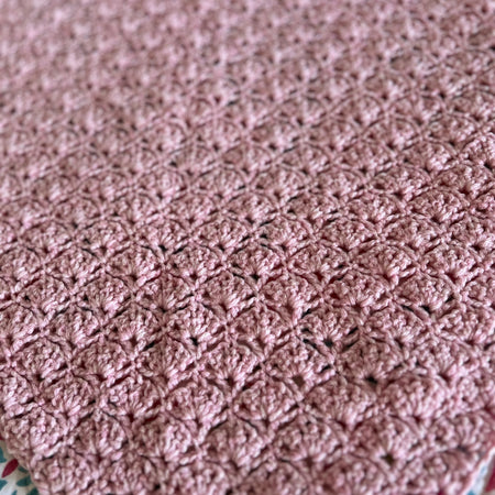 Fantail Crochet Neck Shawl