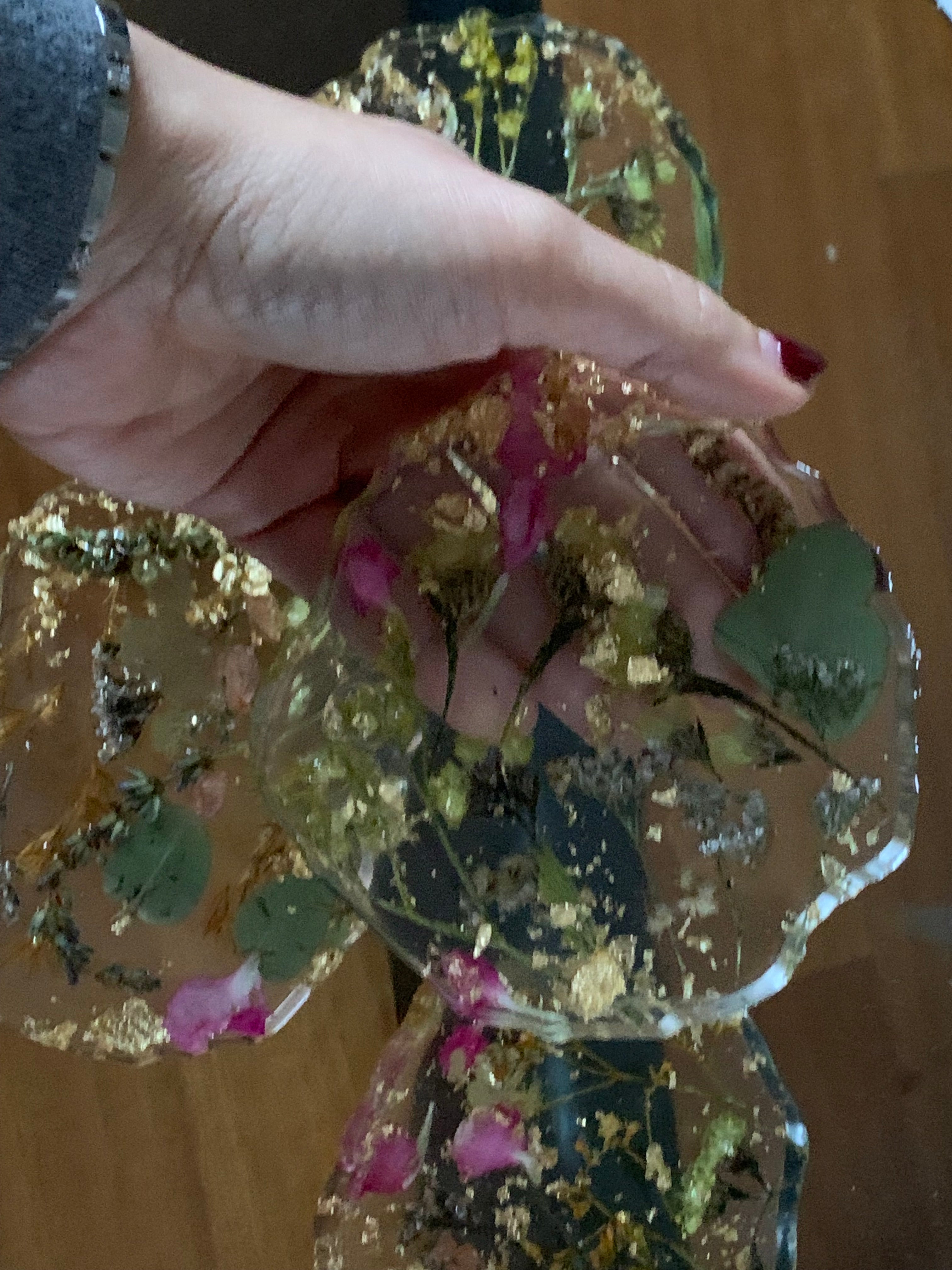 Australian native floral coasters