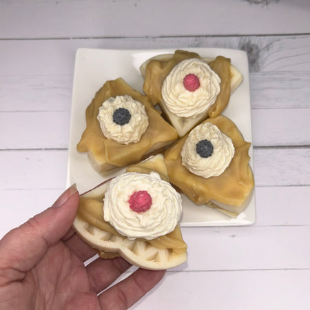 Goat’s Milk Soap Waffles | Christmas Gift Idea | Unique Guest/Hand Soap