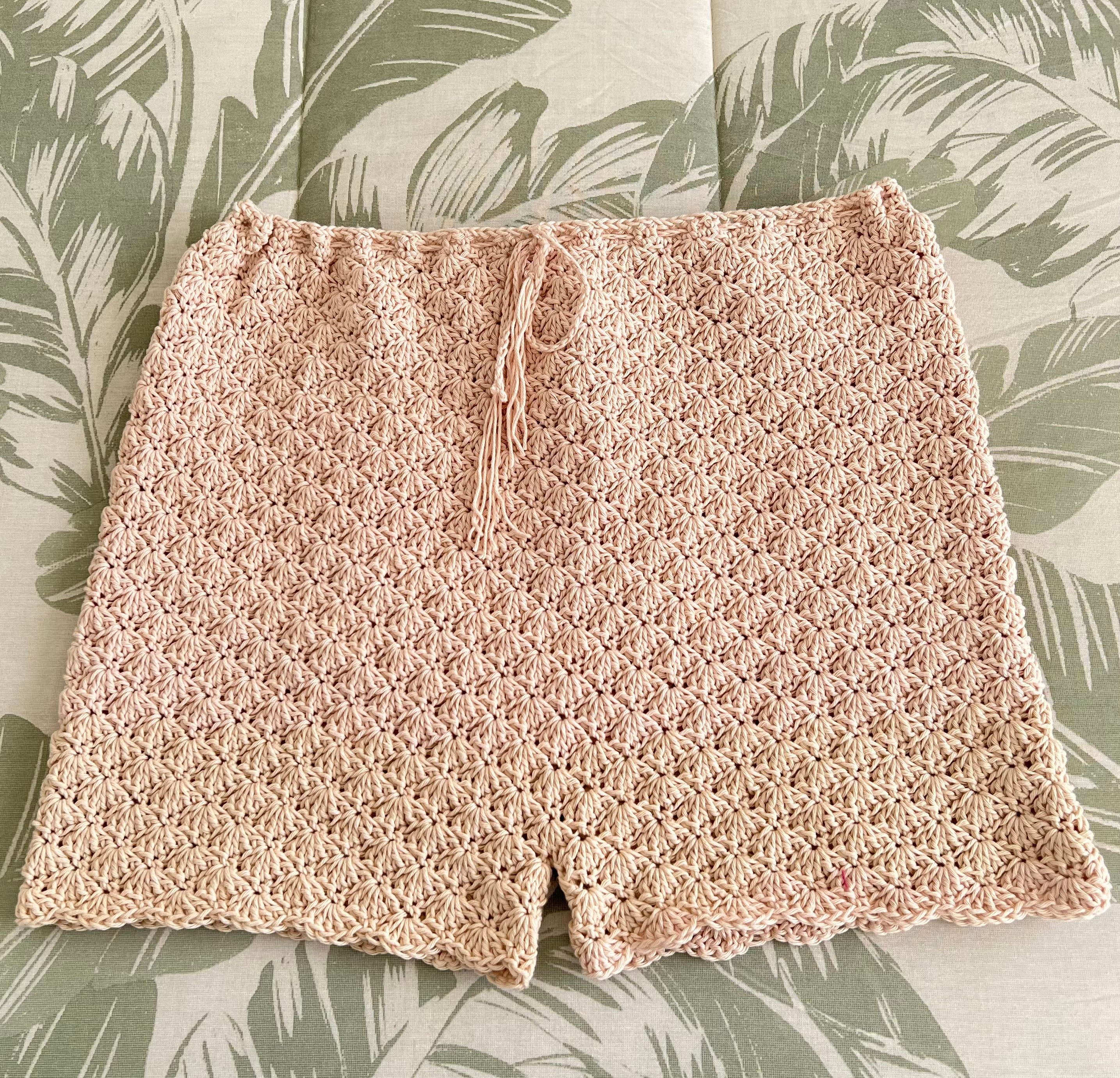 Crochet Shell Shorts
