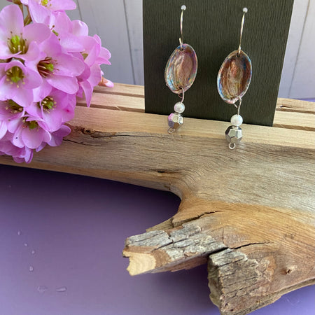 PISTACHIO SHELL EARRINGS