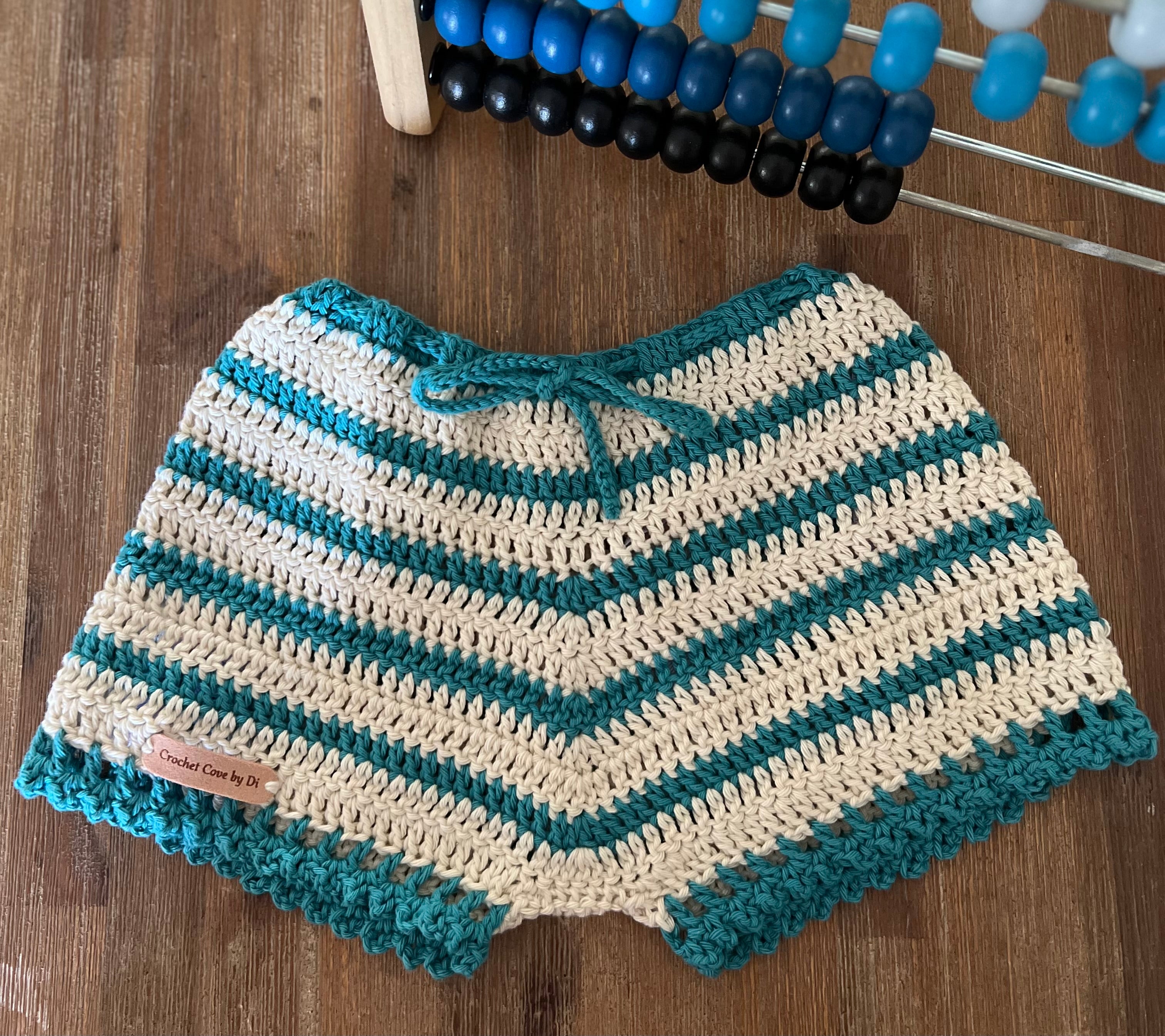 Girl’s Crochet Summer Shorts and Top Set