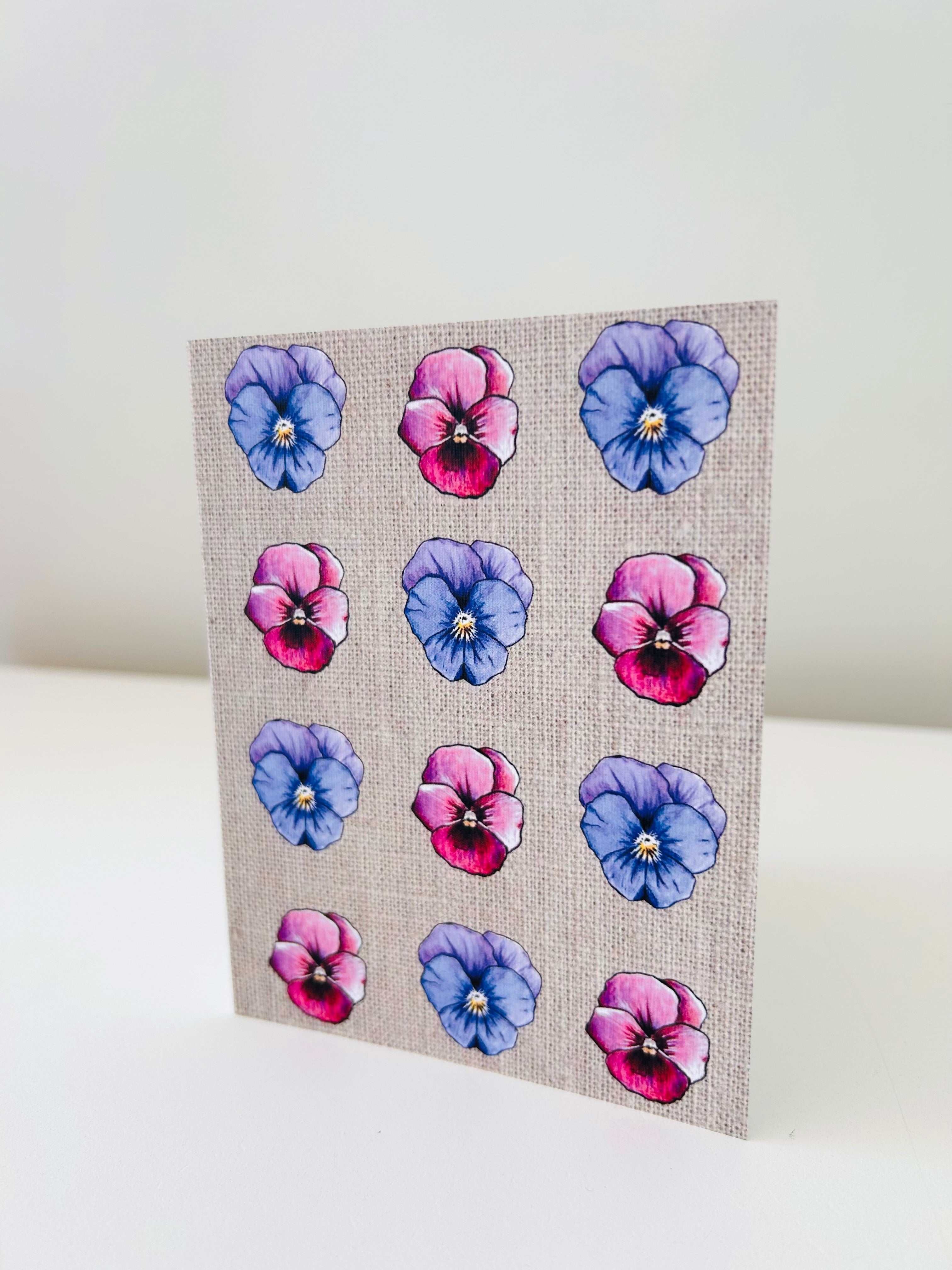 Greeting Card - Viola Hessian