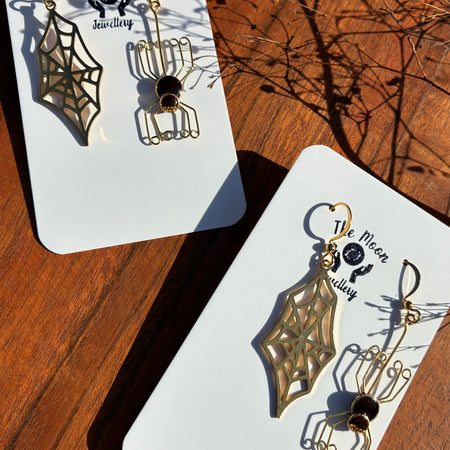Spider earrings