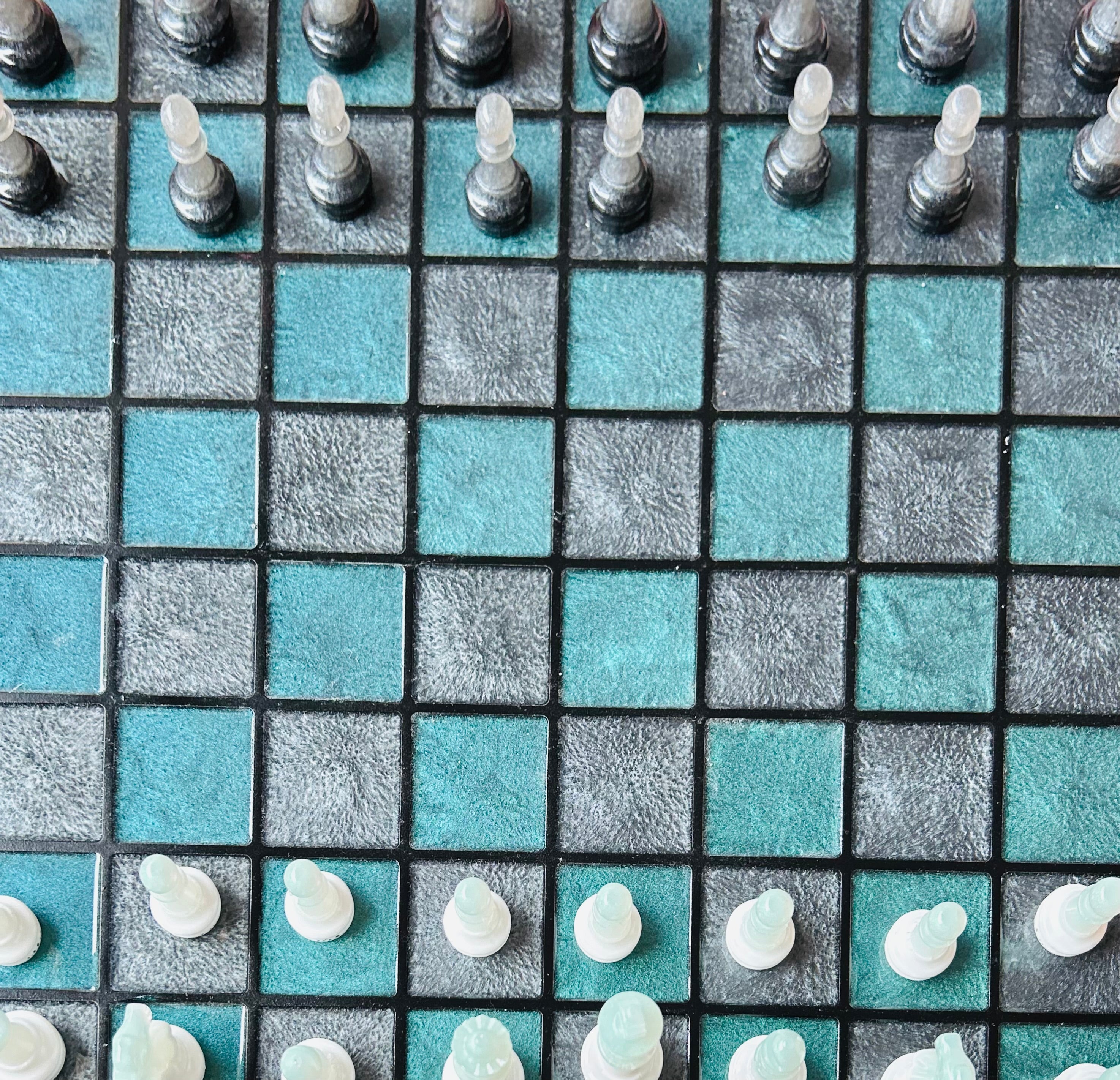 Chess Set - Timber/Resin (Made to Order)