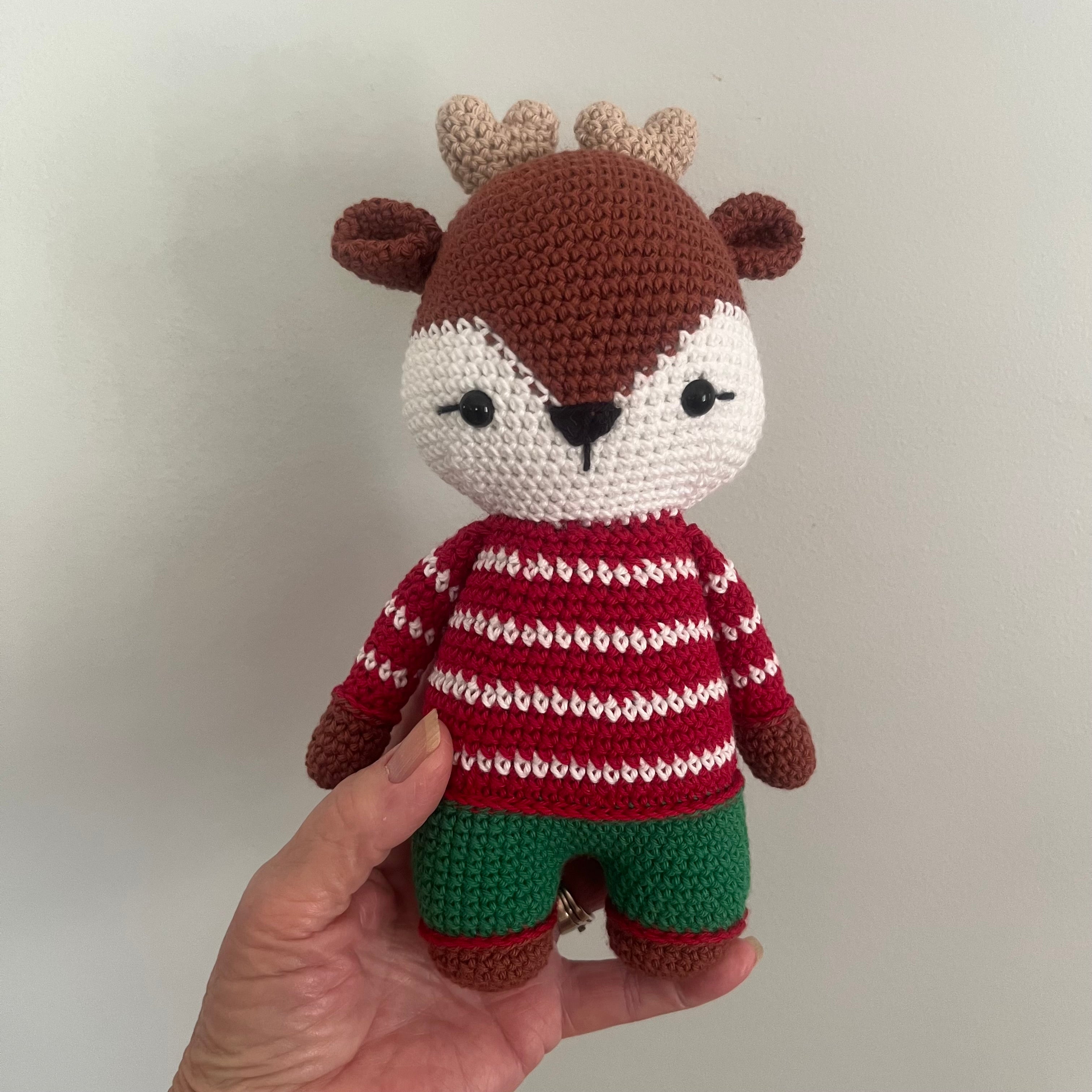 Crochet reindeer