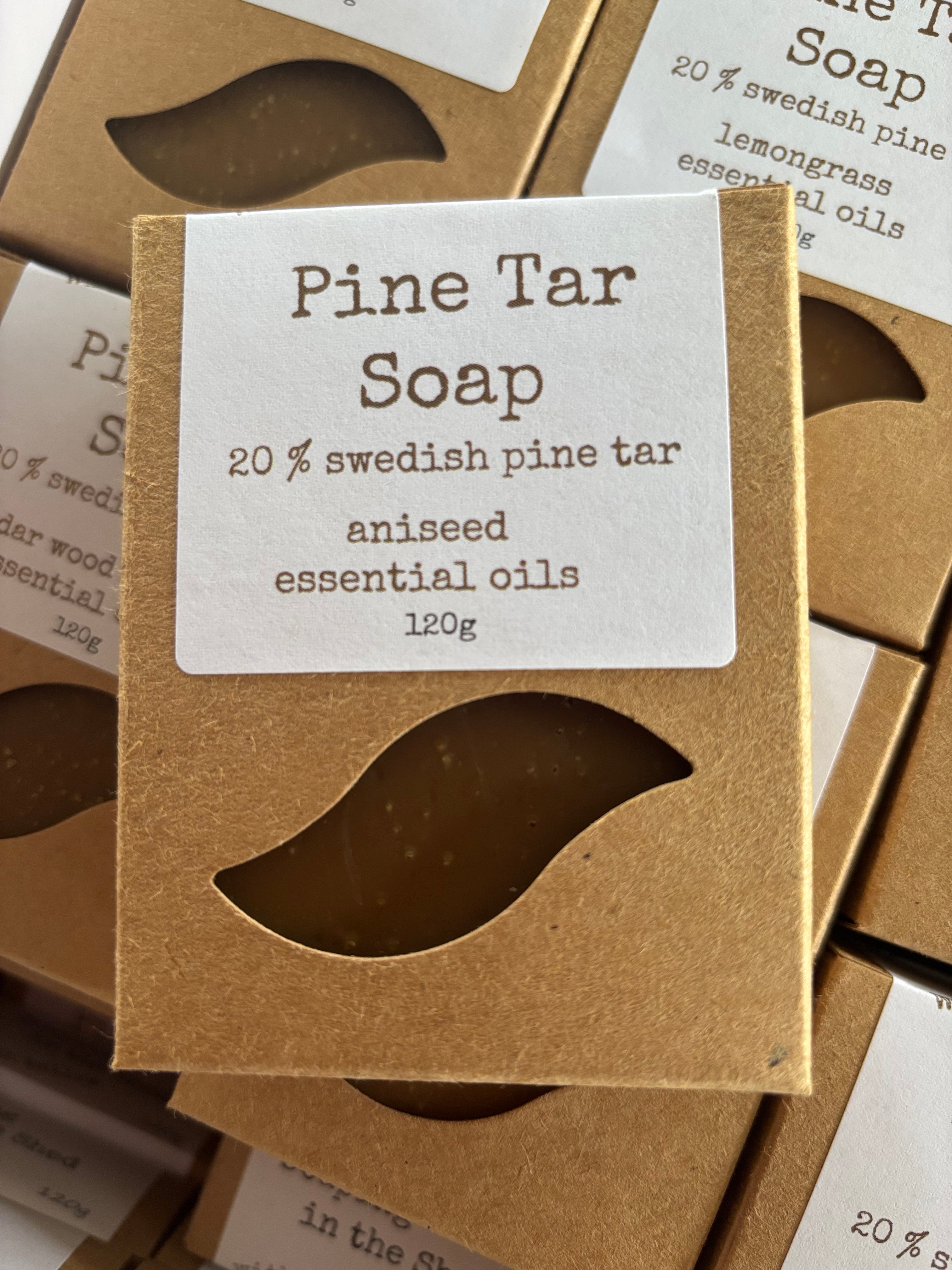 Pine Tar Soap with Essential Oils