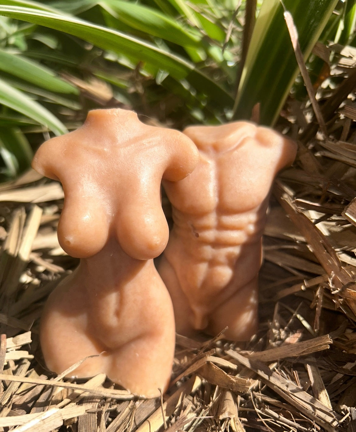 Handmade Pumpkin Spice Soap | Pair Of Soaps Gift | Torso Shape