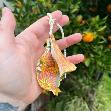 Evelyn Summer Floral Hanging Shell
