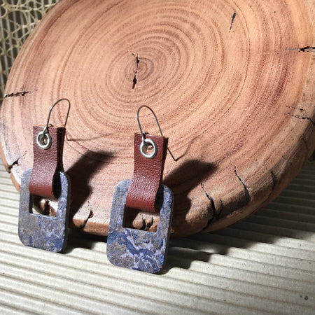HANDMADE EARRINGS MADE WITH FLOORING