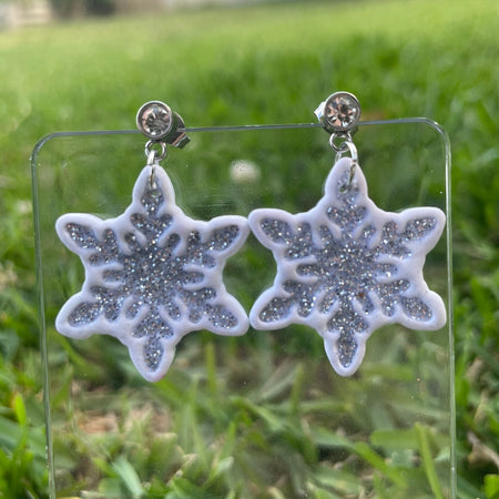 Snowflake Christmas Earrings