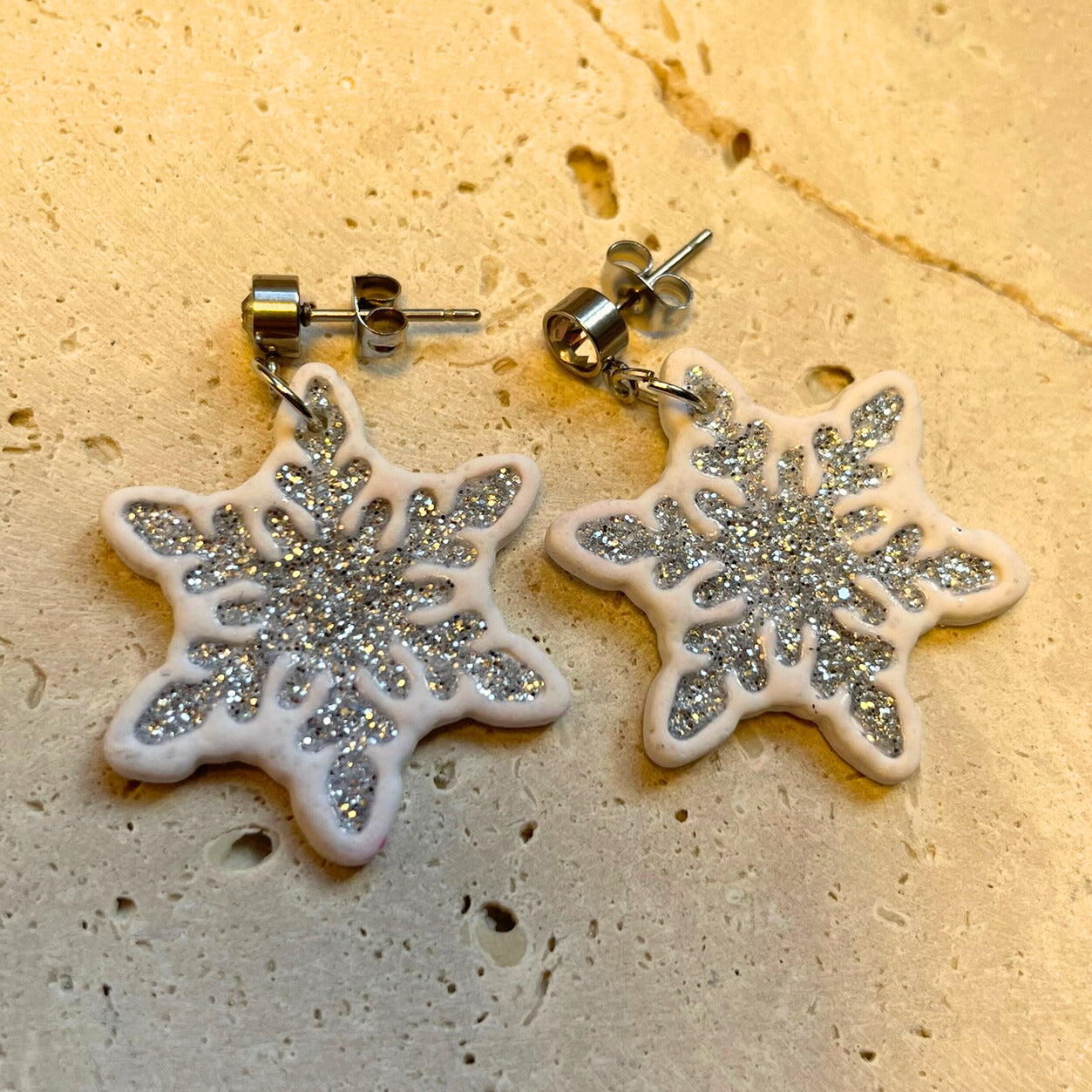 Snowflake Christmas Earrings