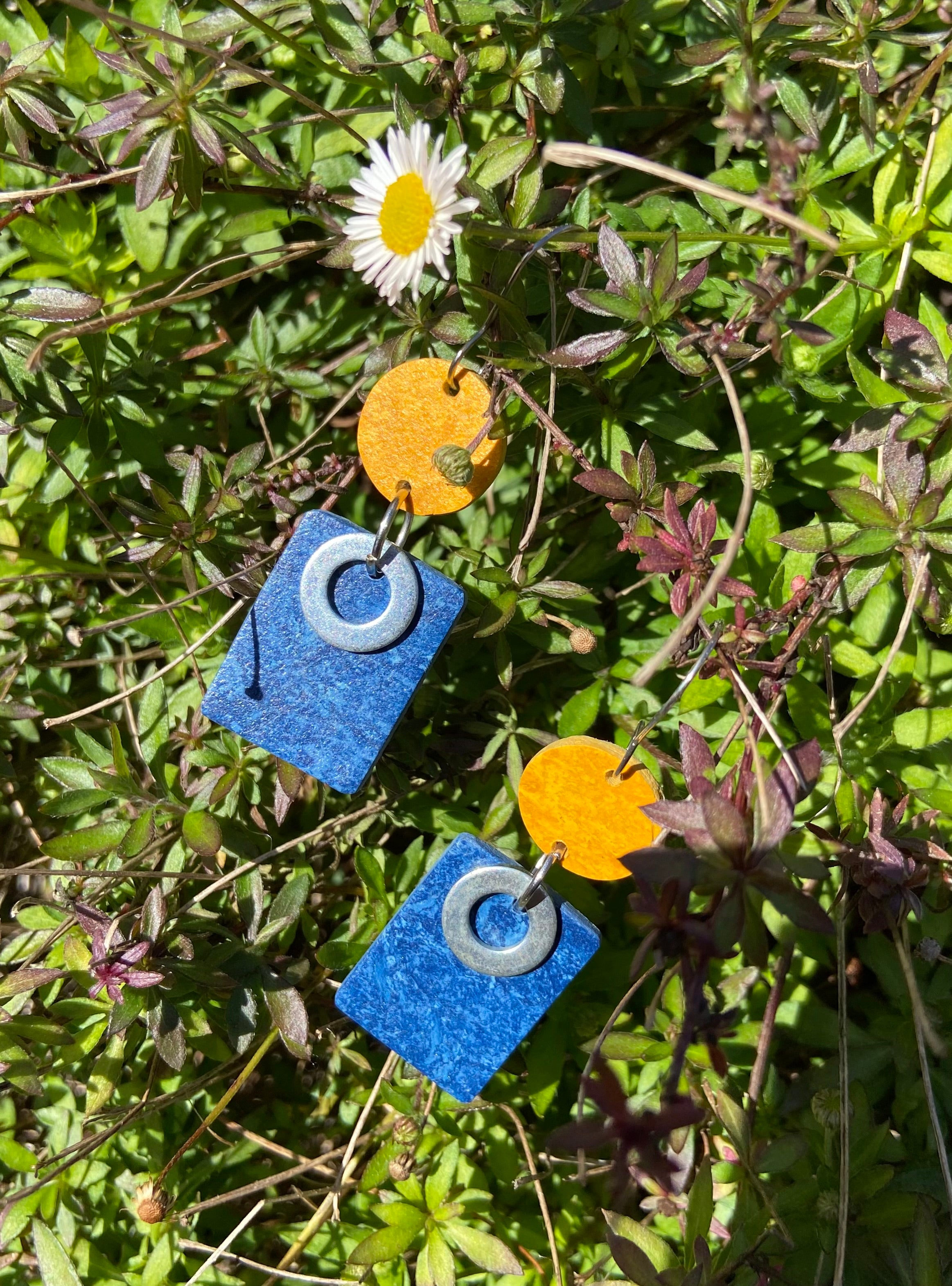 HANDMADE EARRINGS MADE WITH FLOORING