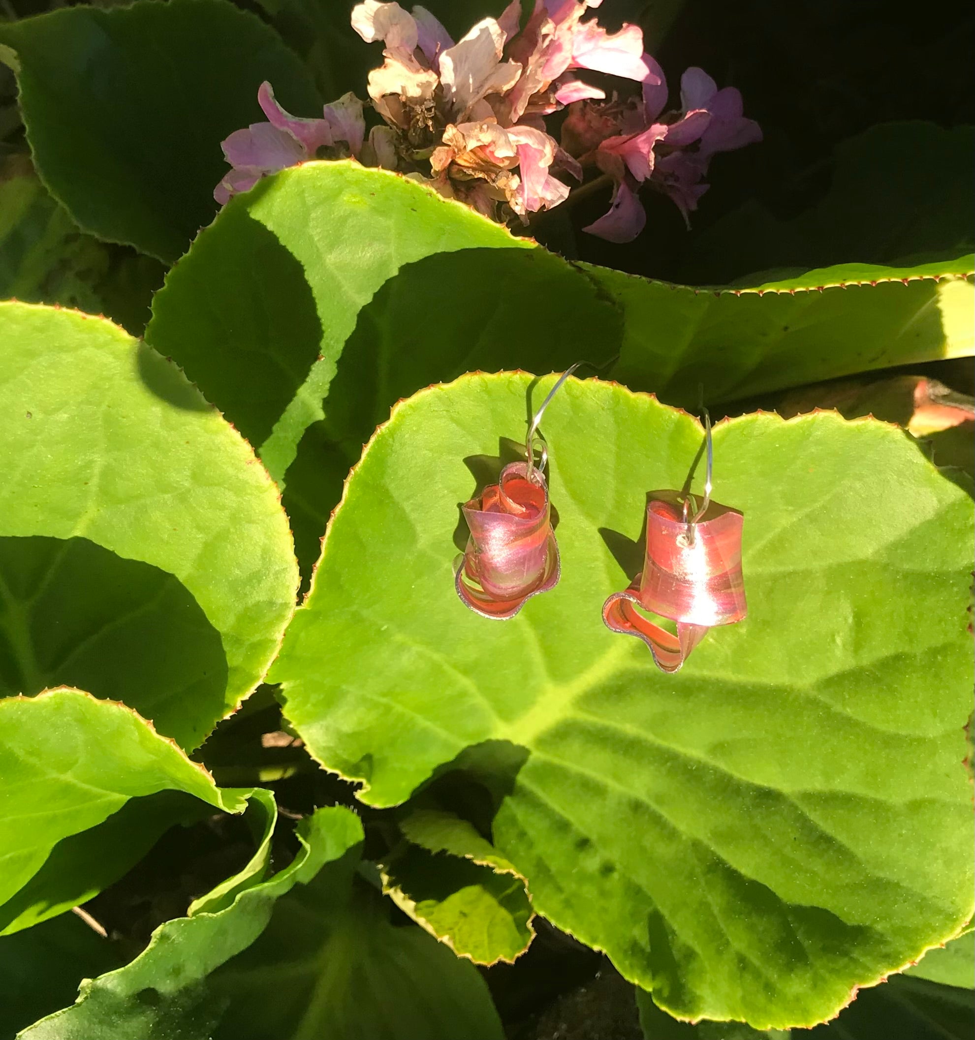 Upcycled Bottled Water Earrings