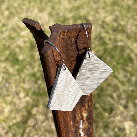 Vinyl Floor Earrings