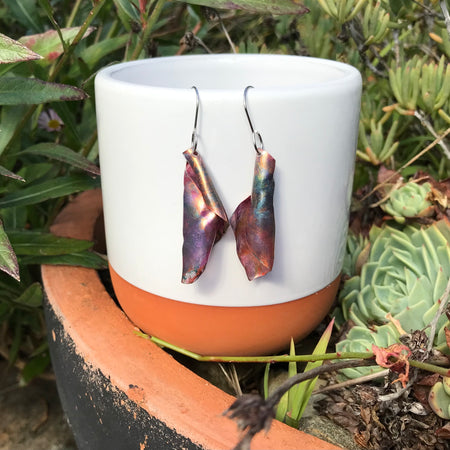 UPCYCLED BOTTLE WATER EARRINGS