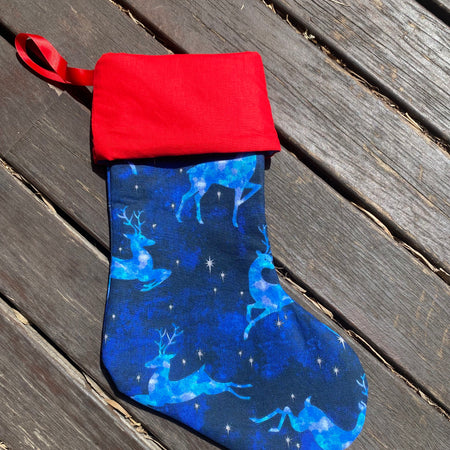 Reindeer Christmas Stocking