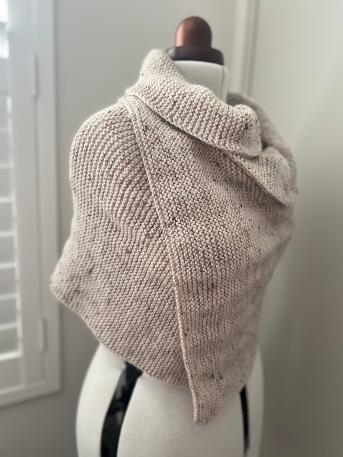 Hand knitted woolly Scarf