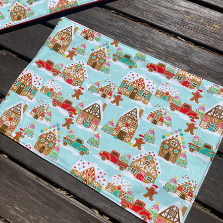 Gingerbread Christmas Placemats