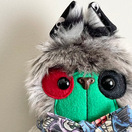 Littlebear Zombie Plush 18cm Handmade Decorative Fur Bear