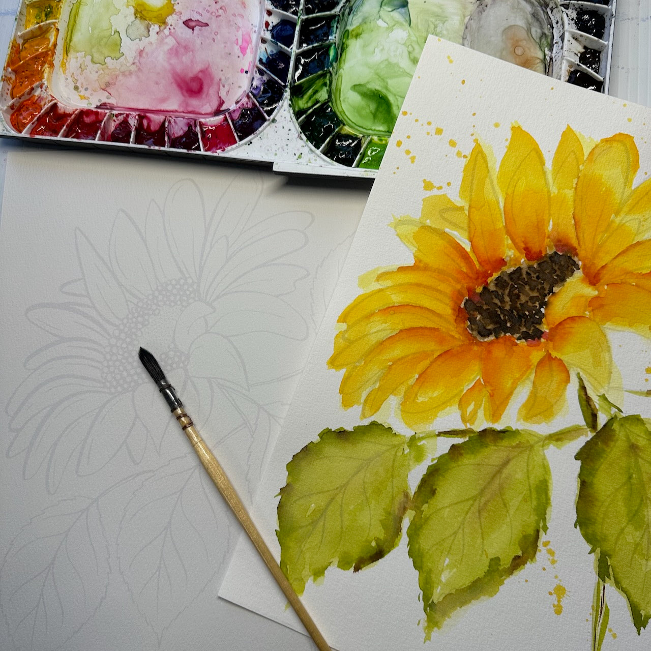 Watercolour Painting Workshop ~ Online ~ Live Event 26/3/26 7pm