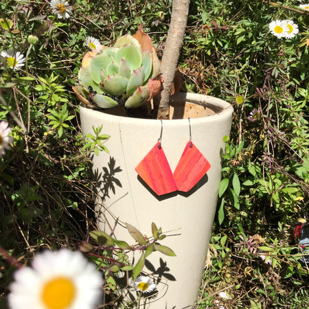 Upcycled and Handmade Earrings with Flooring