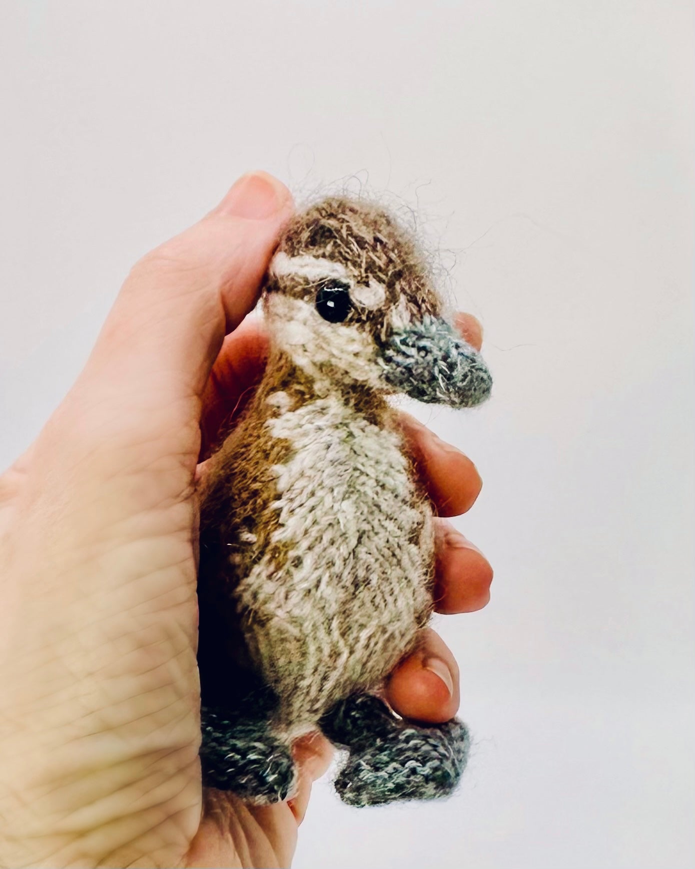 Australian Wood Duck Fibre Art Gift Brushed Alpaca