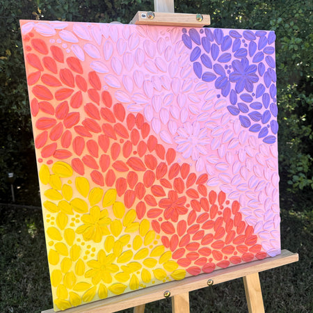 Bloom in Colour - Textured Art