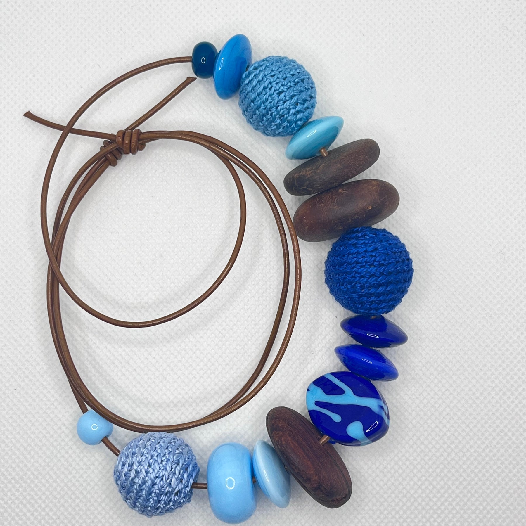 Handmade Adjustable Necklace - Tranquil Coast