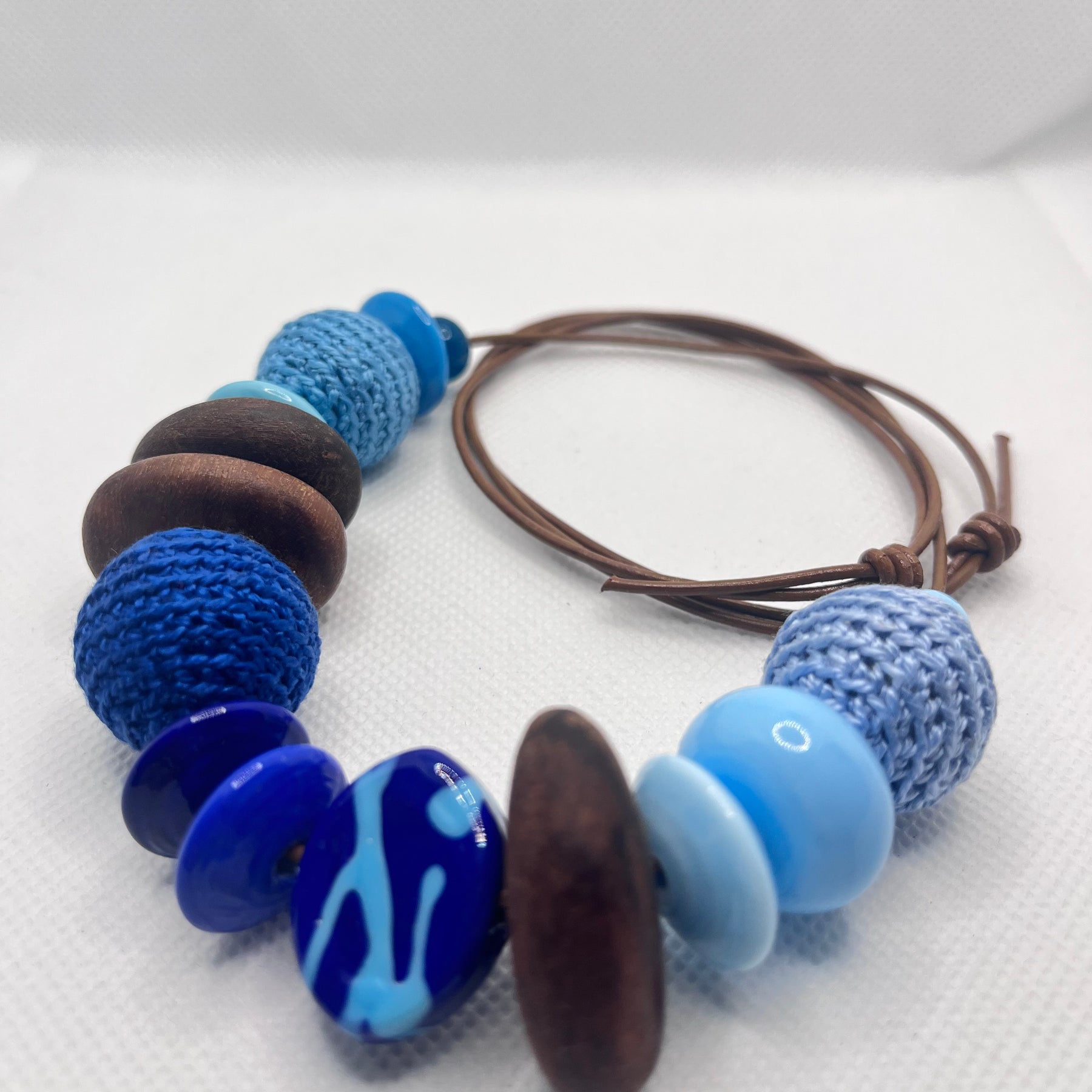 Handmade Adjustable Necklace - Tranquil Coast