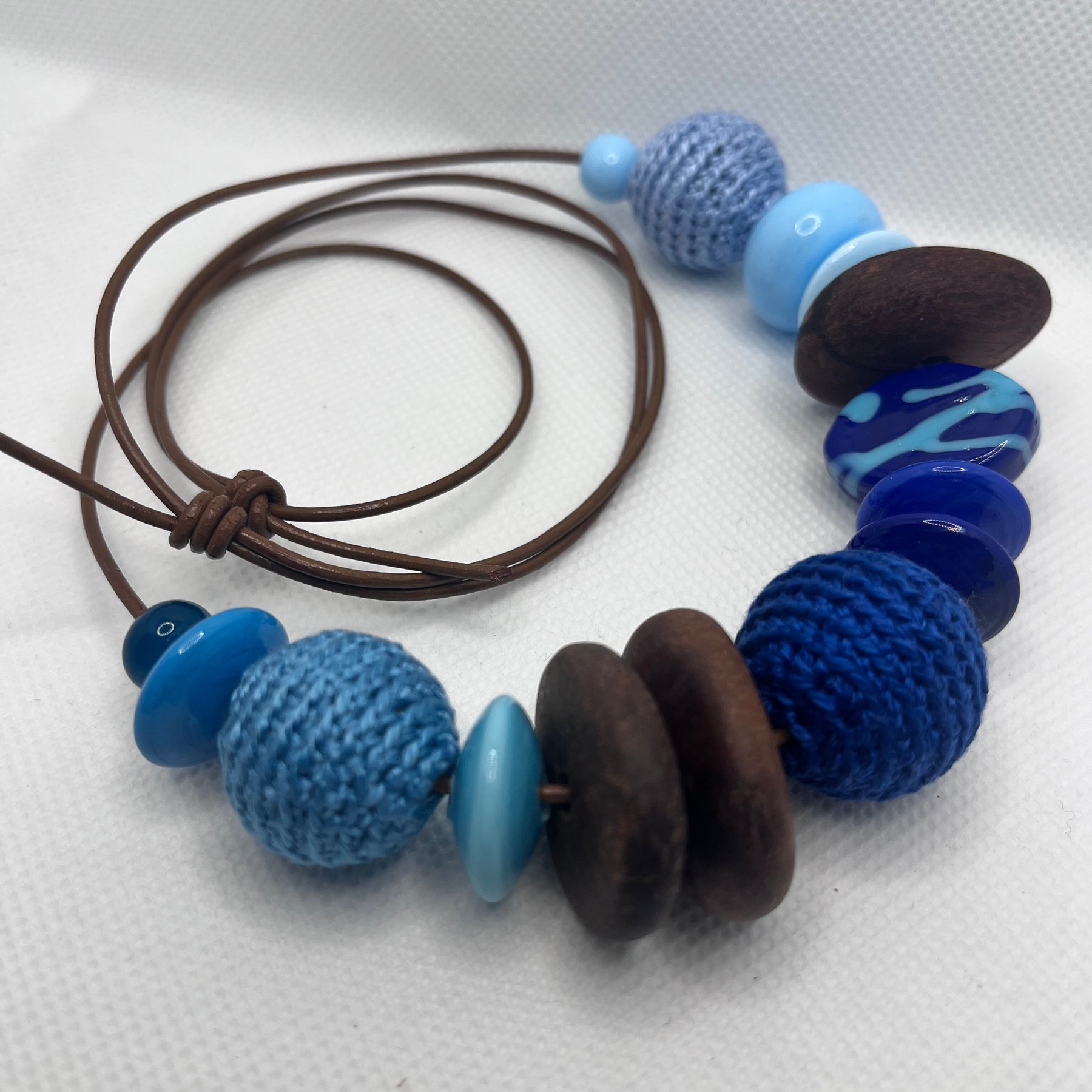 Handmade Adjustable Necklace - Tranquil Coast