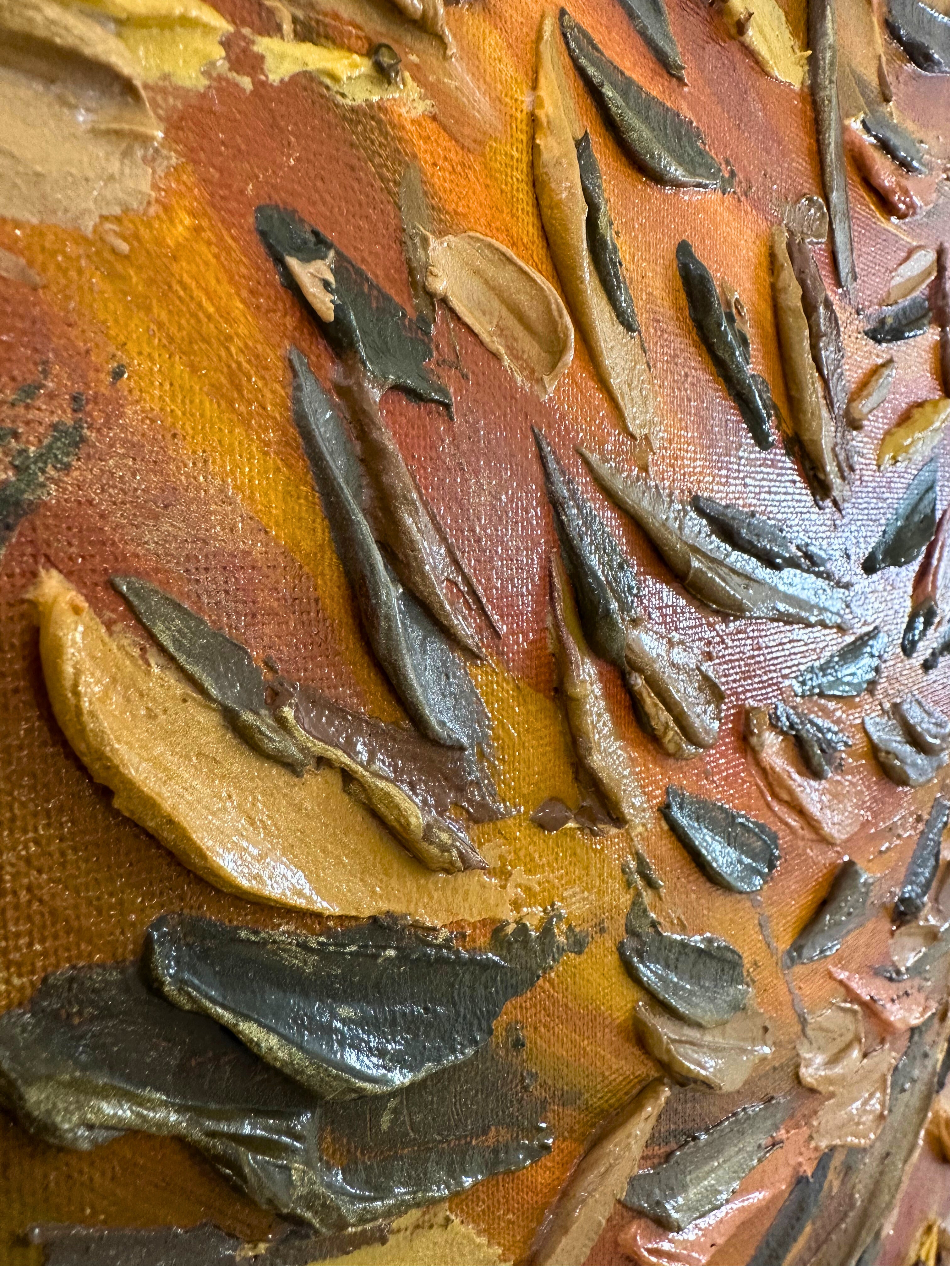 Autumn Whispers-Textured Artwork