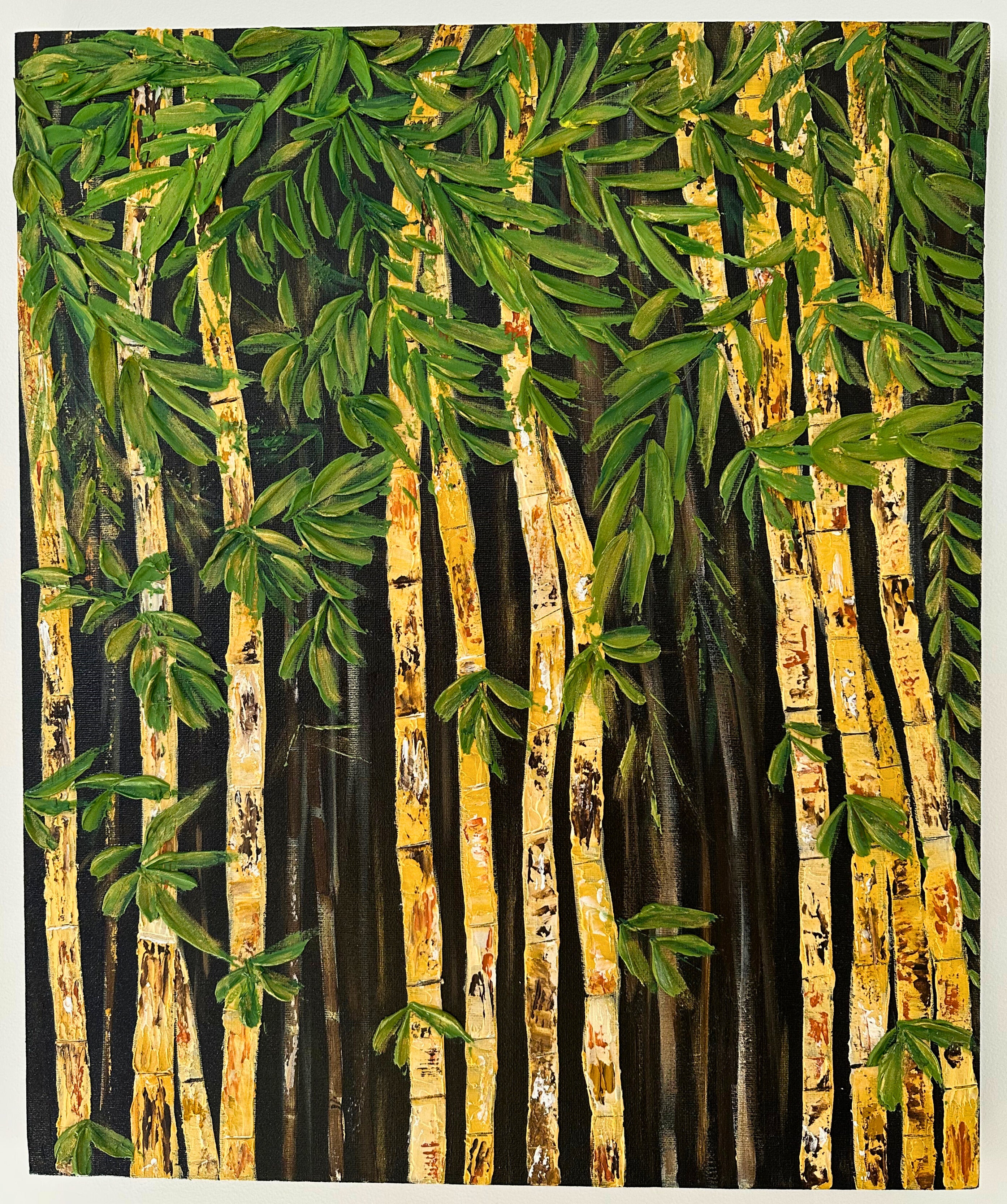 Whispers through the Bamboo- Textured Artwork✨ + Free Christmas Gift! 🎁