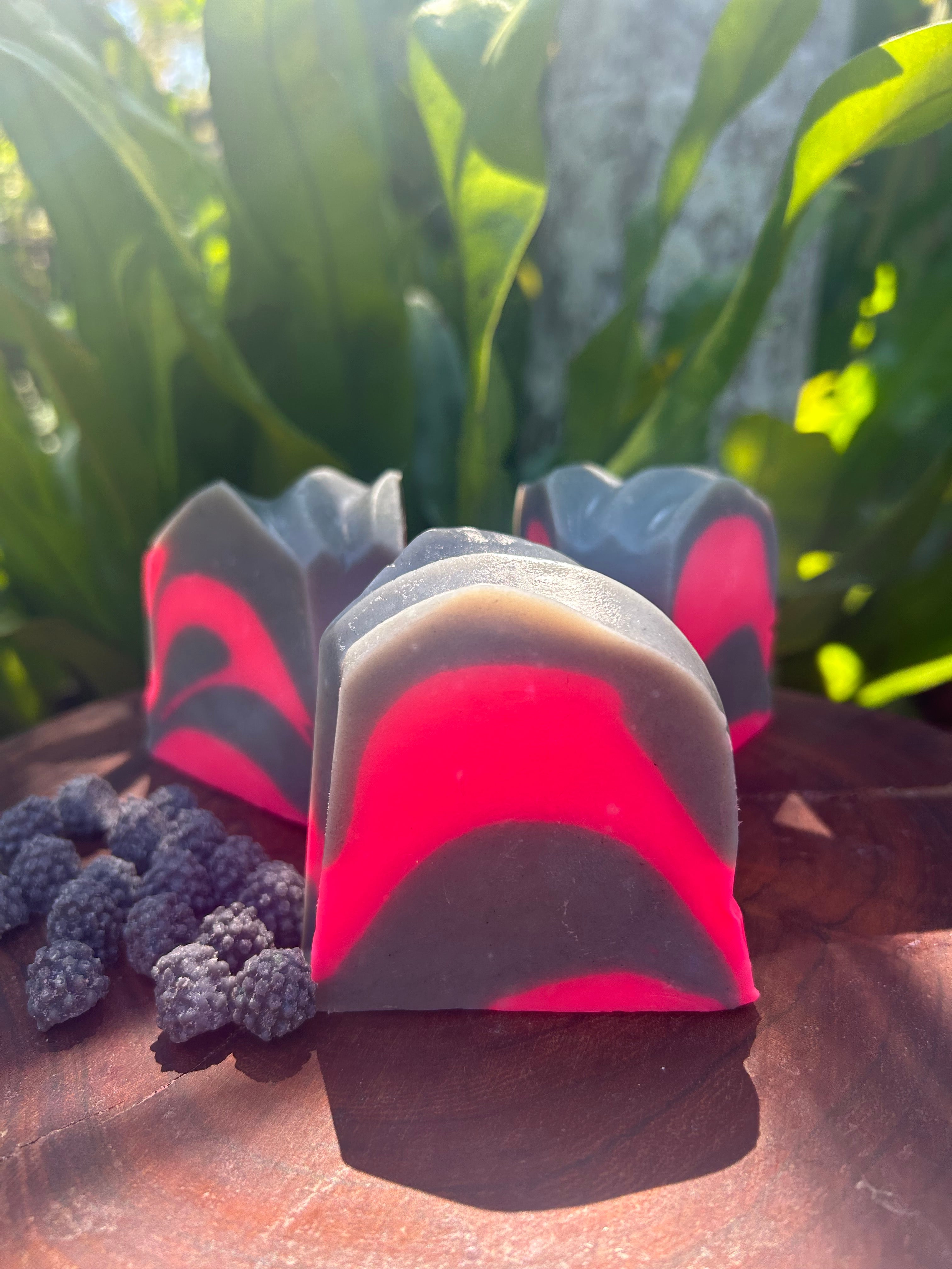 Black Raspberry Vanilla Soap | Unique Cake Design