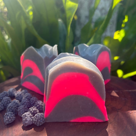 Black Raspberry Vanilla Soap | Unique Cake Design