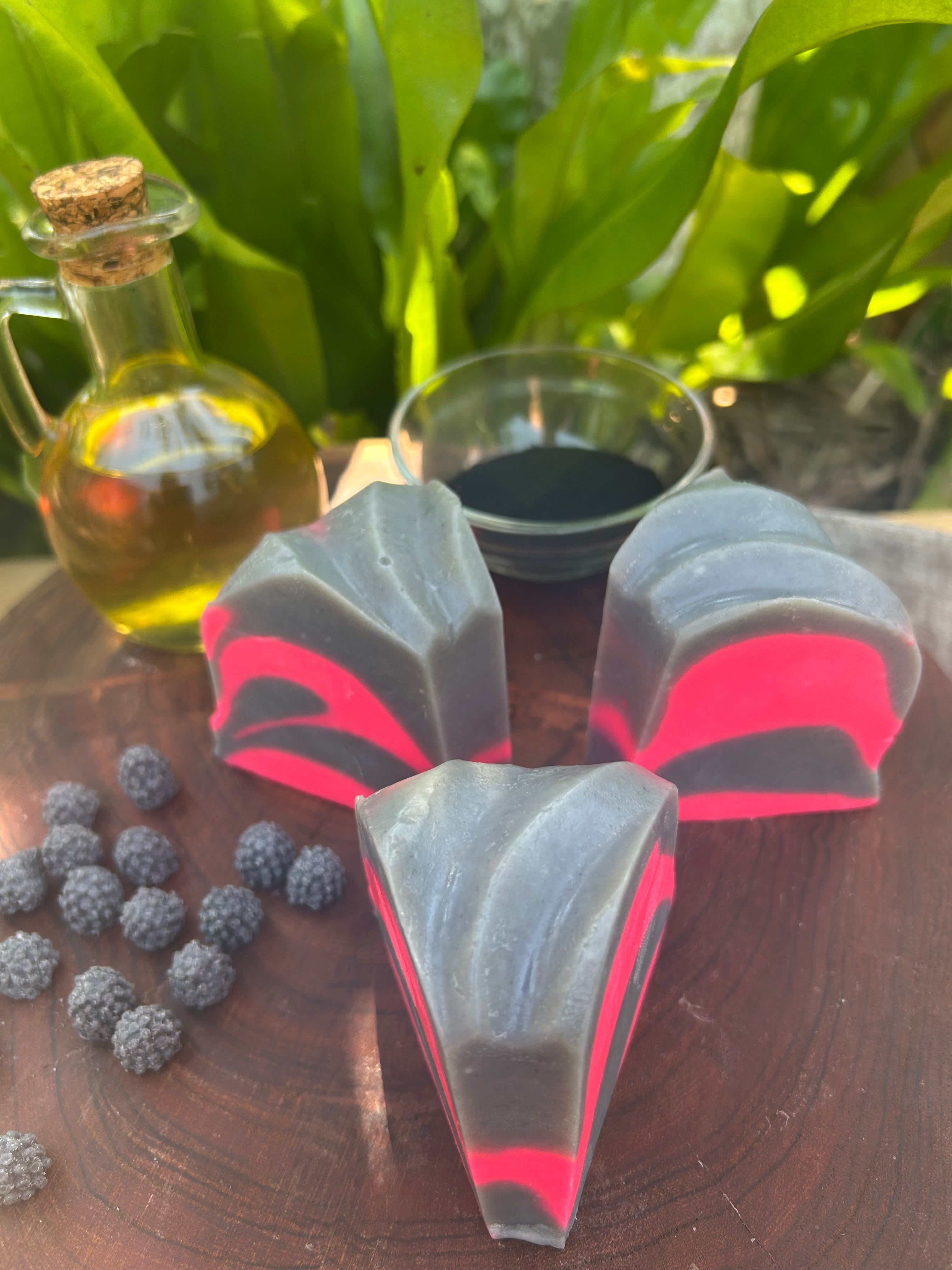 Black Raspberry Vanilla Soap | Unique Cake Design