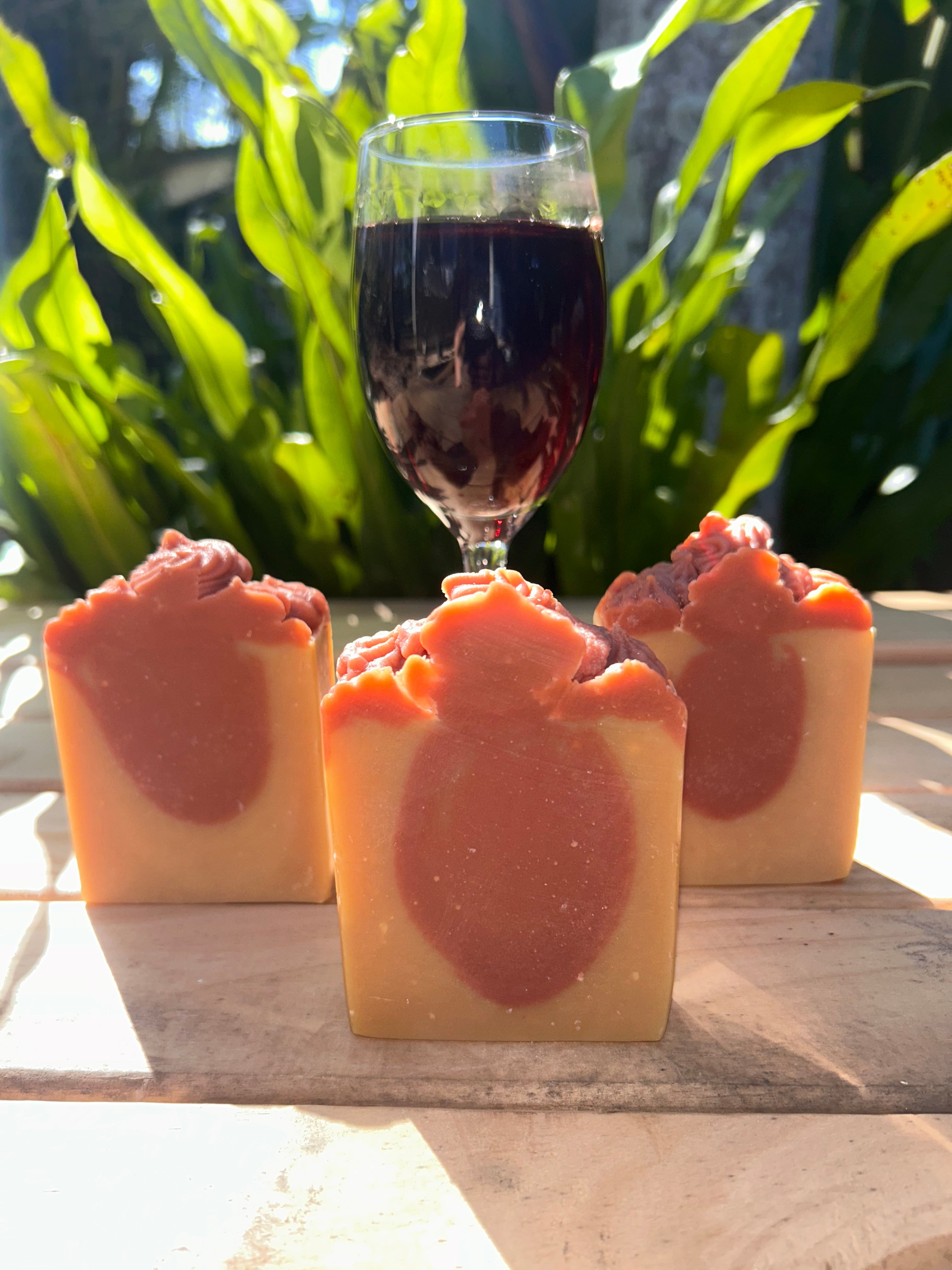 Handmade Organic Red Wine Soap | Luxury Natural Bath Bar