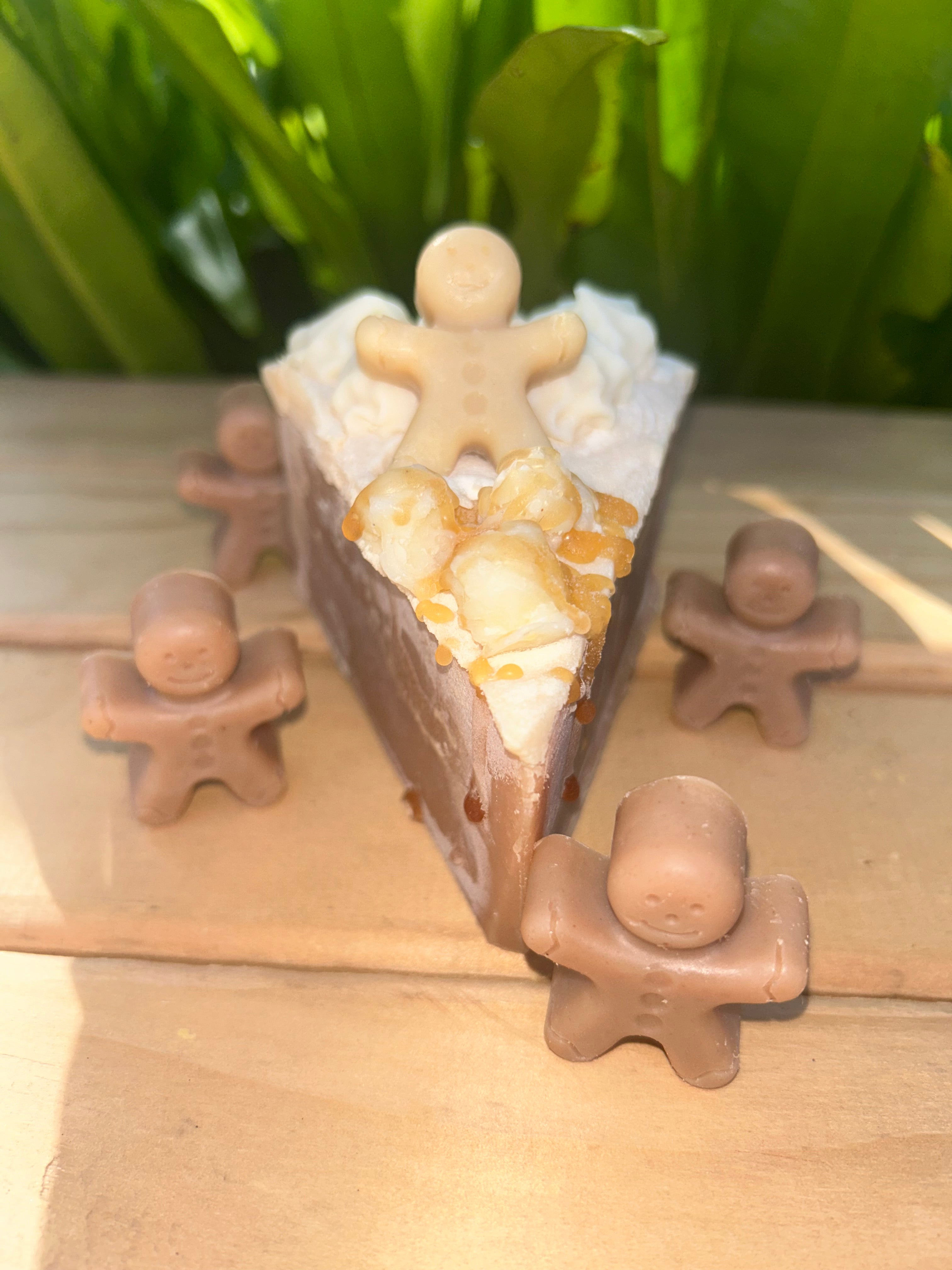 Handmade Soap | Pumpkin Spice Soap | Christmas Cake Soap Slice Gift