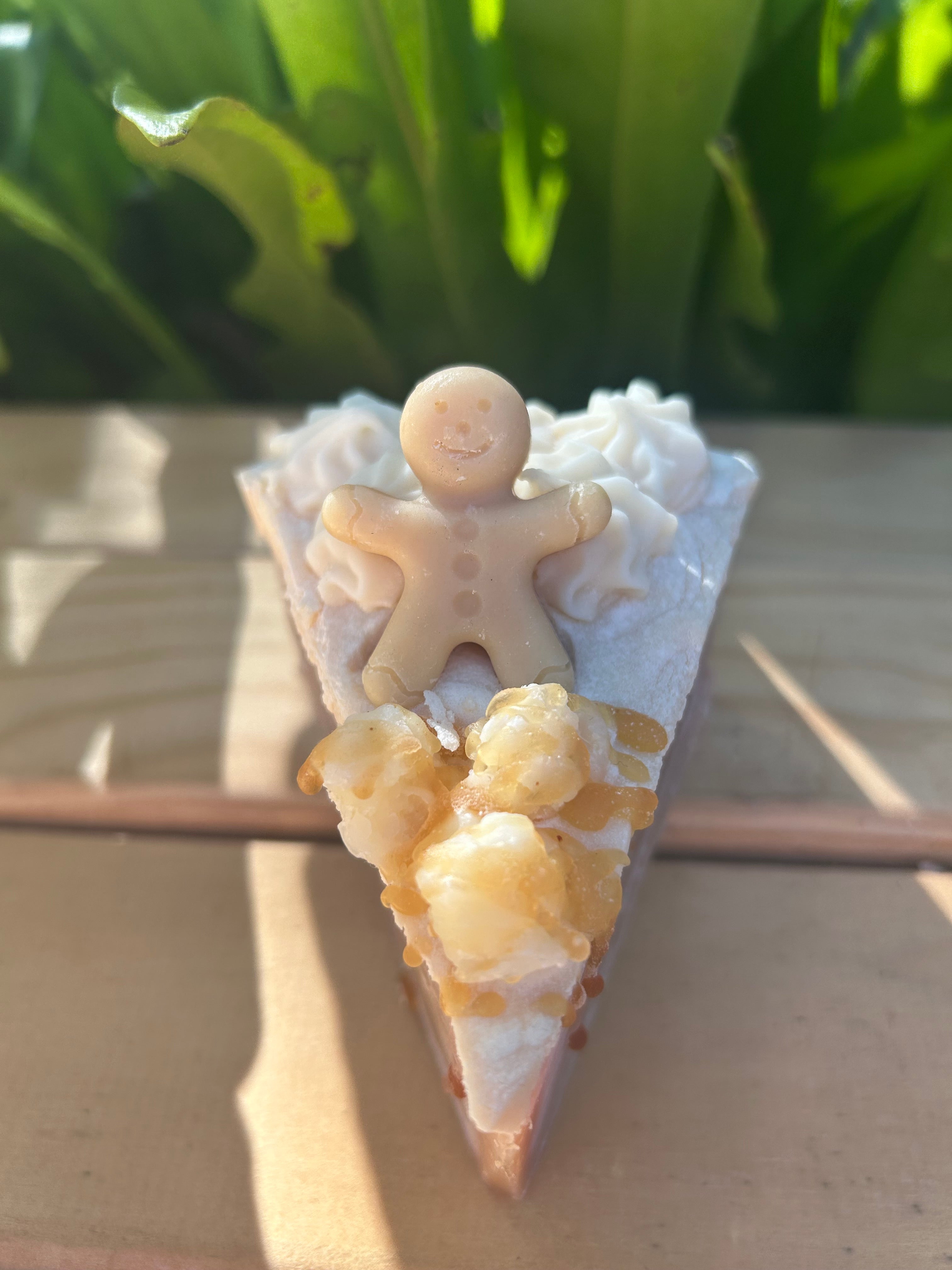 Handmade Soap | Pumpkin Spice Soap | Christmas Cake Soap Slice Gift