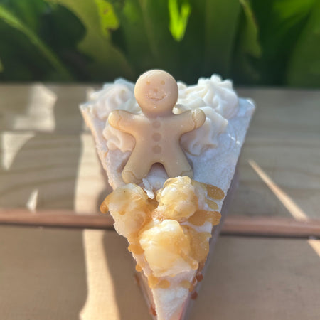 Handmade Soap | Pumpkin Spice Soap | Christmas Cake Soap Slice Gift