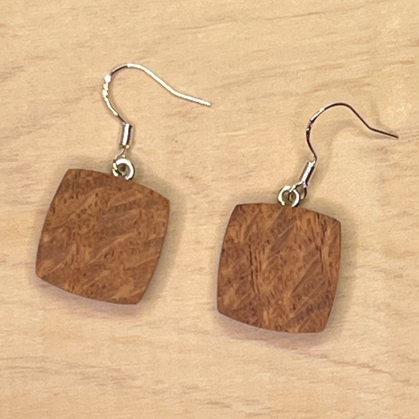 Wooden Earrings in Banksia - Stunning Handmade Unique One of a Kind Earrings