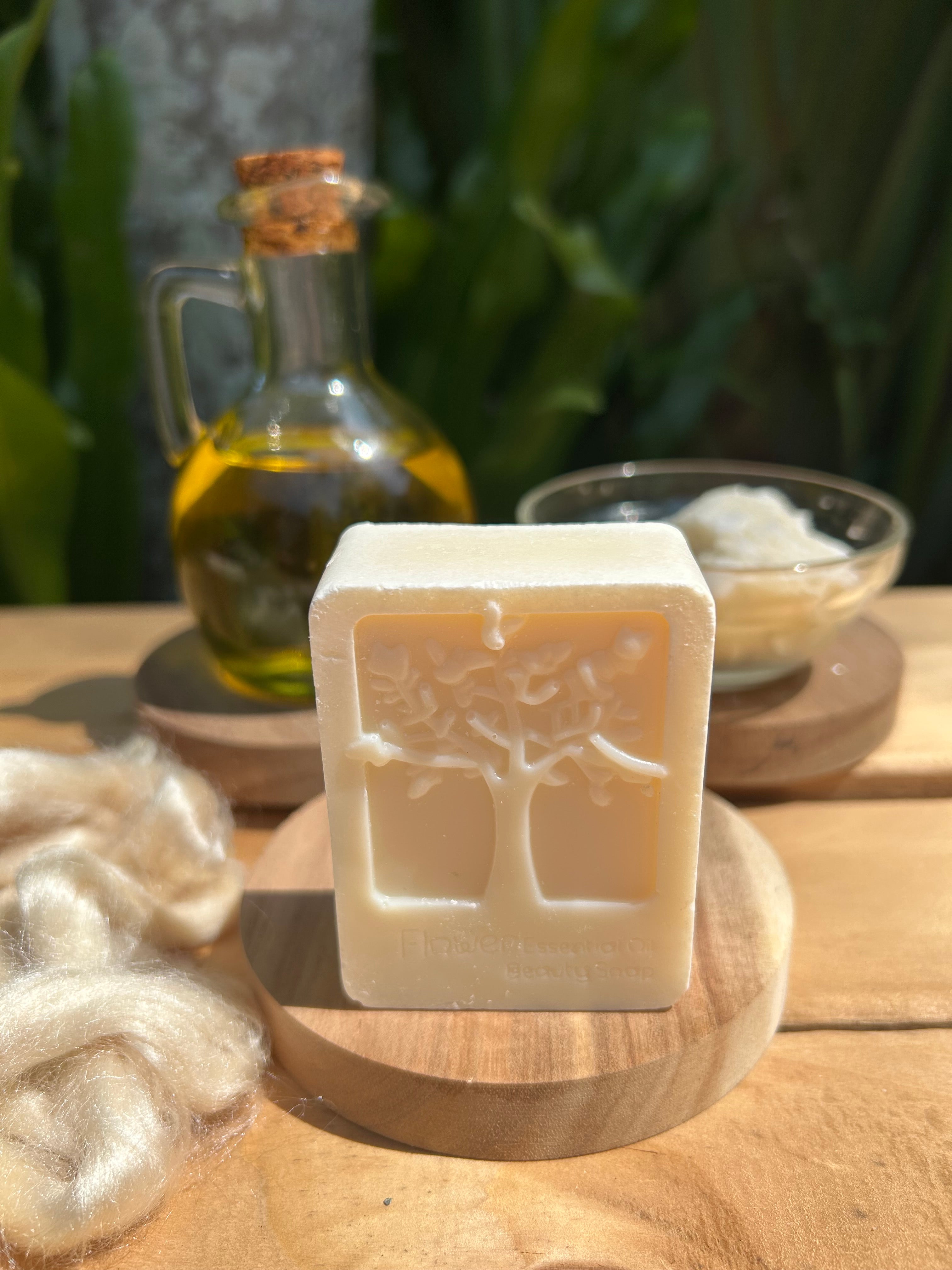 Handmade Soap with Tussah Silk | Unscented | All Natural