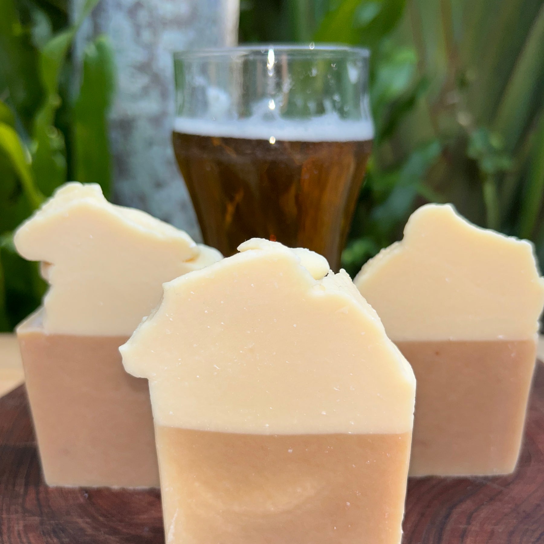 Handmade Beer Infused Soap | Natural Ingredients | Cocoa Powder Colours